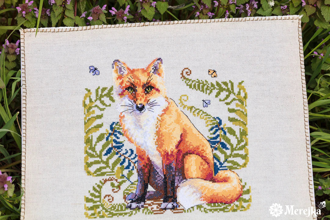 The Fox K-144A Counted Cross-Stitch Kit