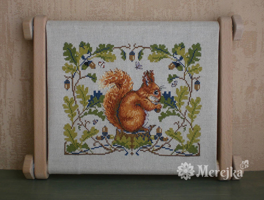 Squirrel K-146A Counted Cross-Stitch Kit
