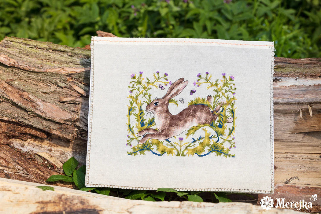 The Hare K-147A Counted Cross-Stitch Kit