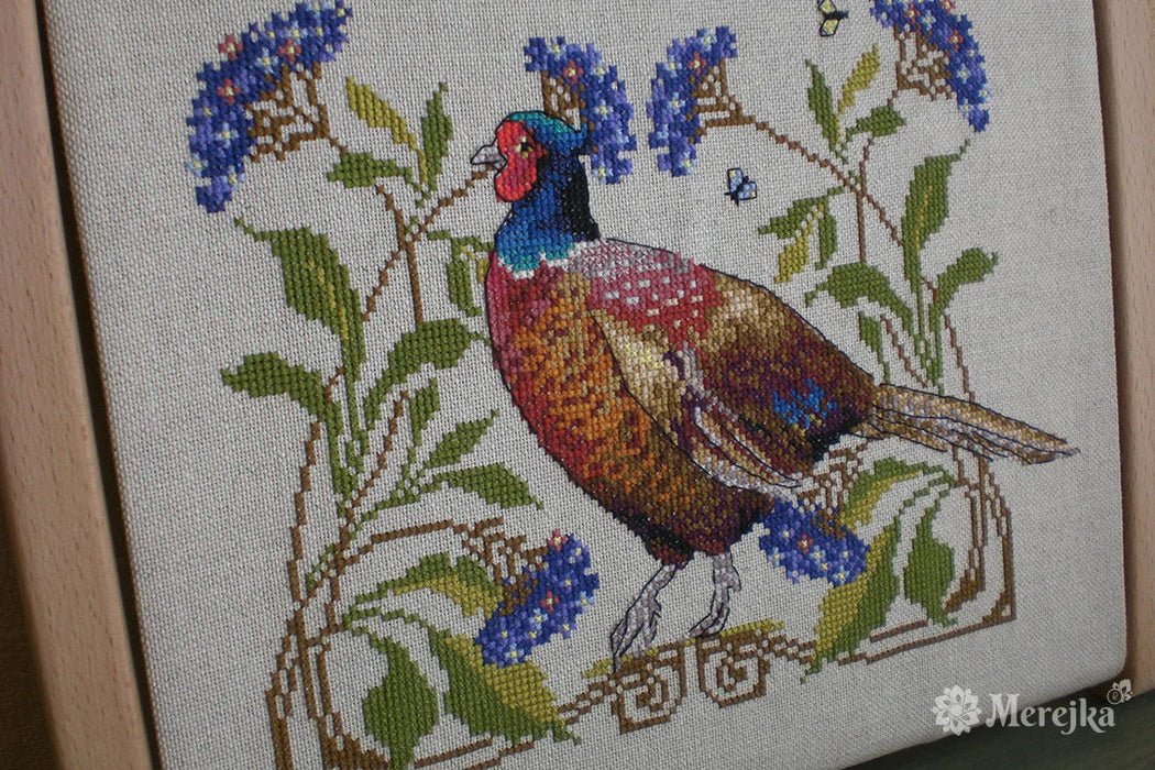 The Pheasant K-149A Counted Cross-Stitch Kit