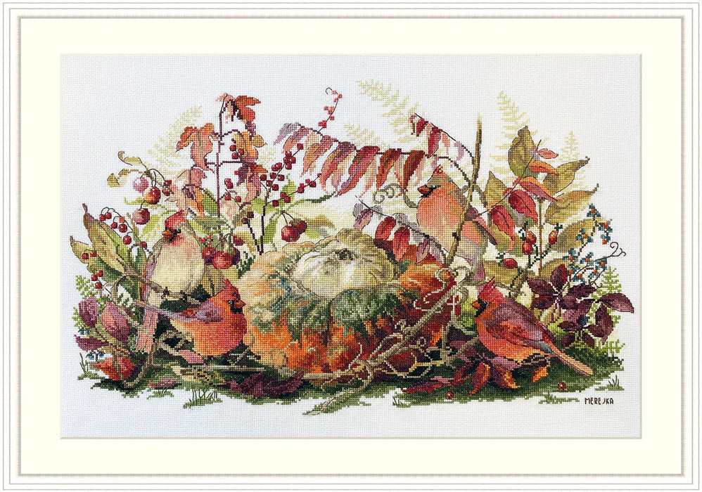 Rhapsody in Red K-190 Counted Cross-Stitch Kit