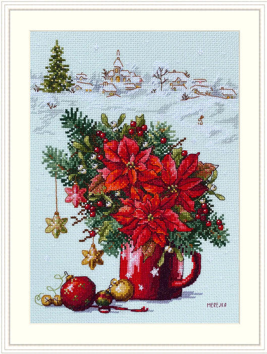Happy Holiday K-194 Counted Cross-Stitch Kit