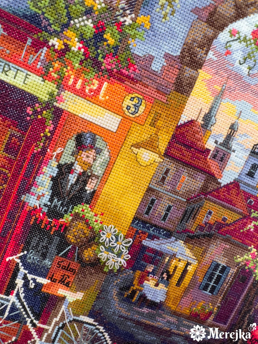 French CafР“В© K-227 Counted Cross-Stitch Kit