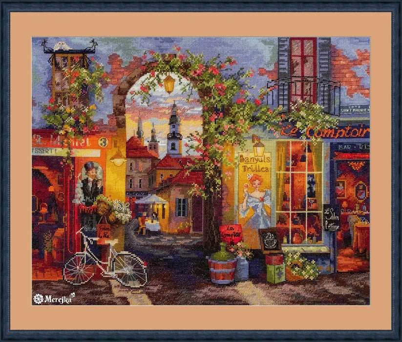 French CafР“В© K-227 Counted Cross-Stitch Kit