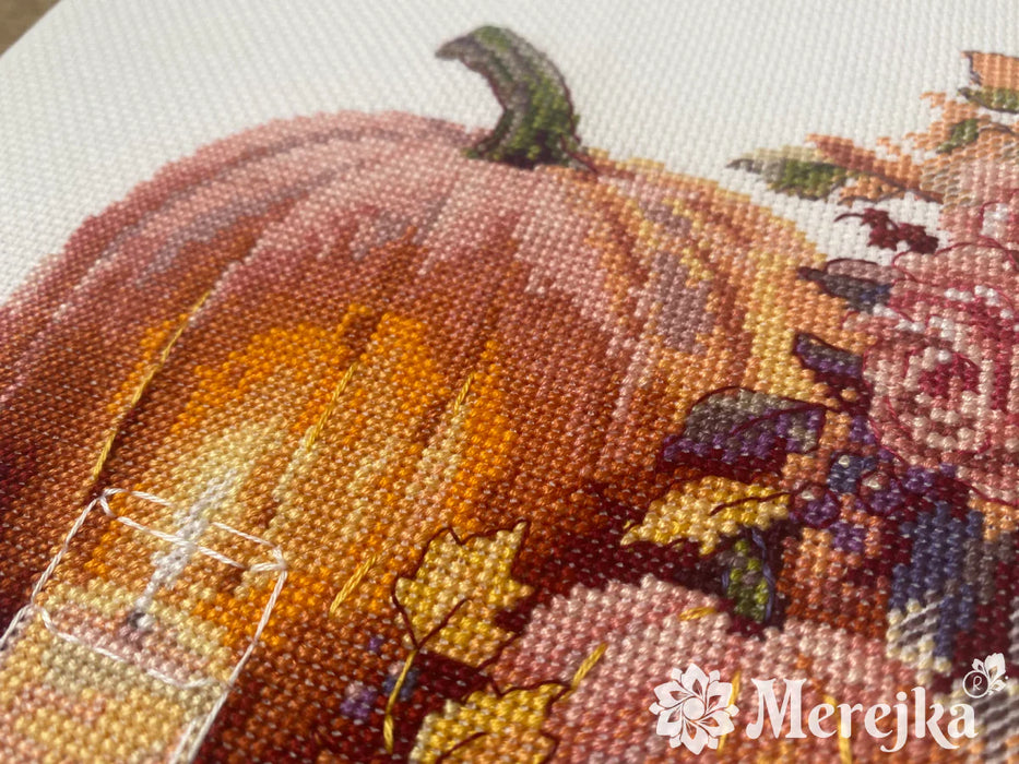 Still Life with Pumpkins K-241A Counted Cross-Stitch Kit