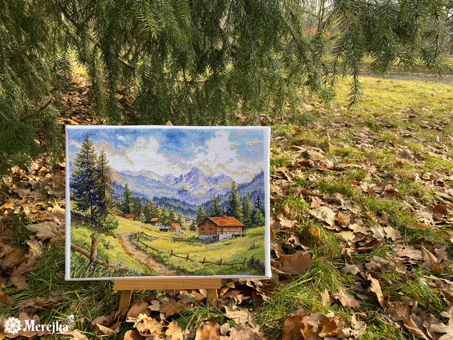 The Chamonix Valley K-244 Counted Cross-Stitch Kit