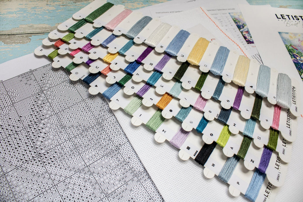 Summer Splendor Summer Splendor L8054 Counted Cross Stitch Kit — cshobby