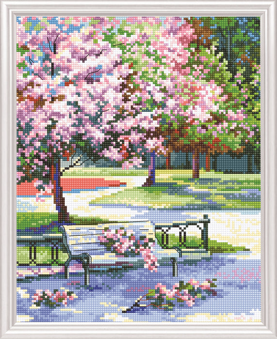 Spring in the park M486 Counted Cross Stitch Kit