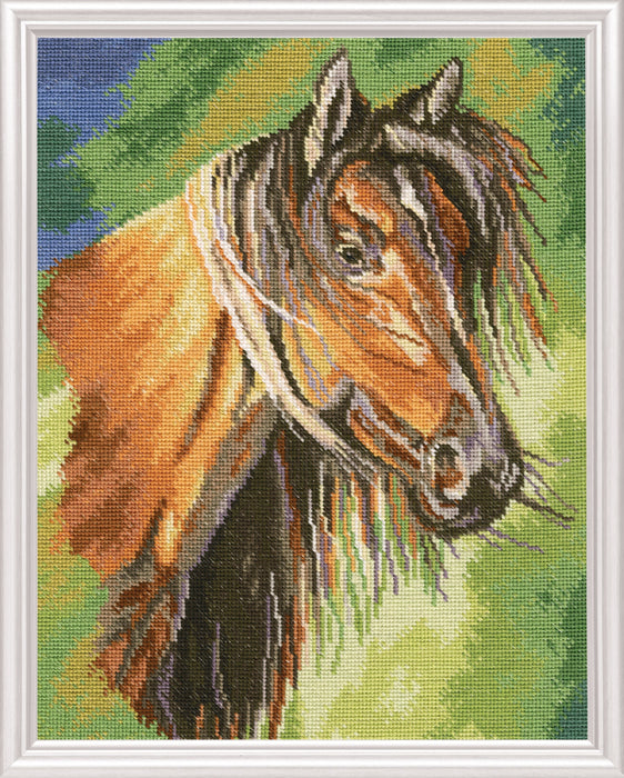 Mustang M492 Counted Cross Stitch Kit