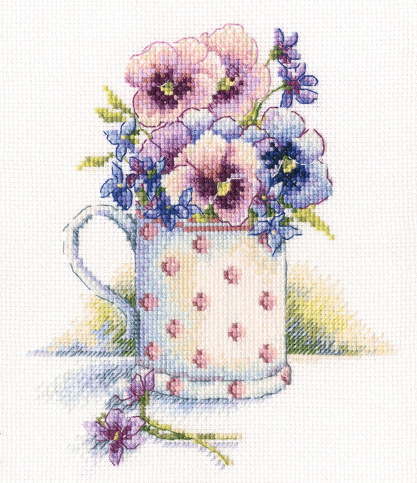 First violets M632 Counted Cross Stitch Kit
