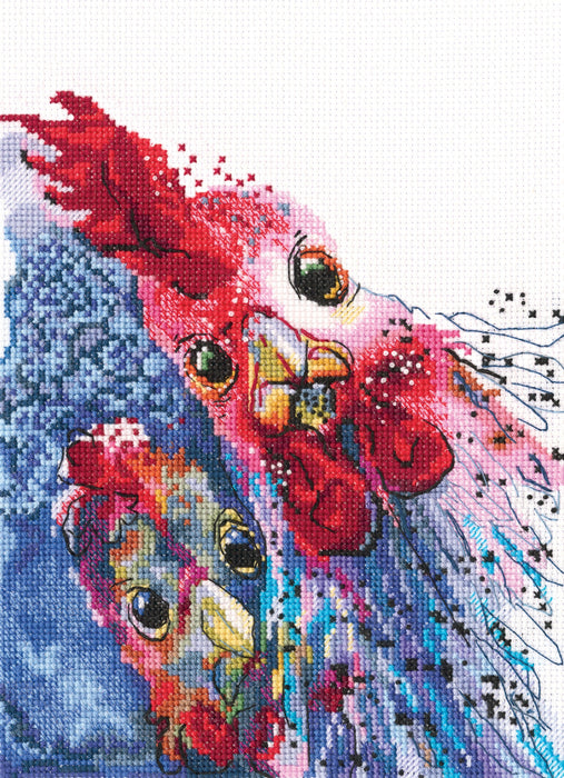 Roasted chicken with potatoes?! M658 Counted Cross Stitch Kit