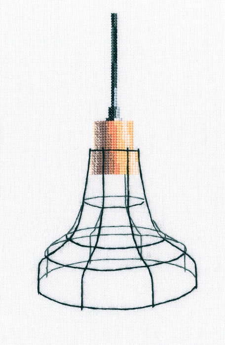 Loft-styled lamp M801 Counted Cross Stitch Kit