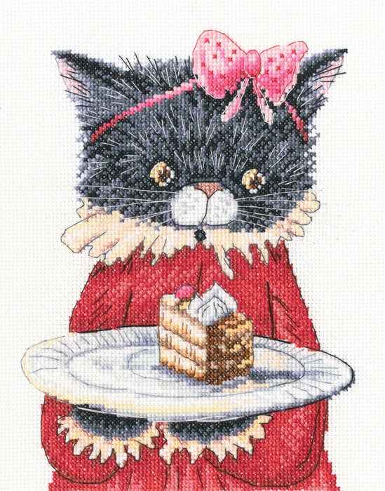 There were cats. I bring happiness M914 Counted Cross Stitch Kit