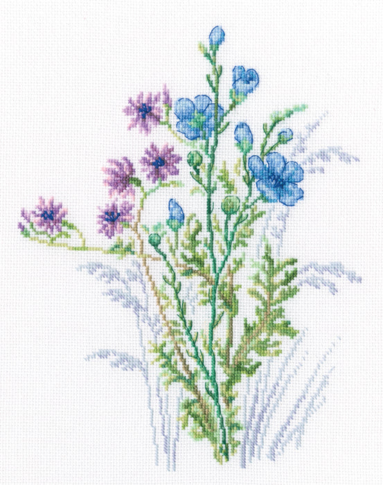 Colourful flowers M942 Counted Cross Stitch Kit