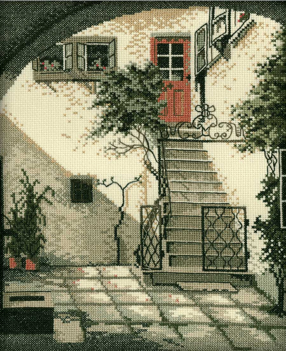 Old city R140 Counted Cross Stitch Kit