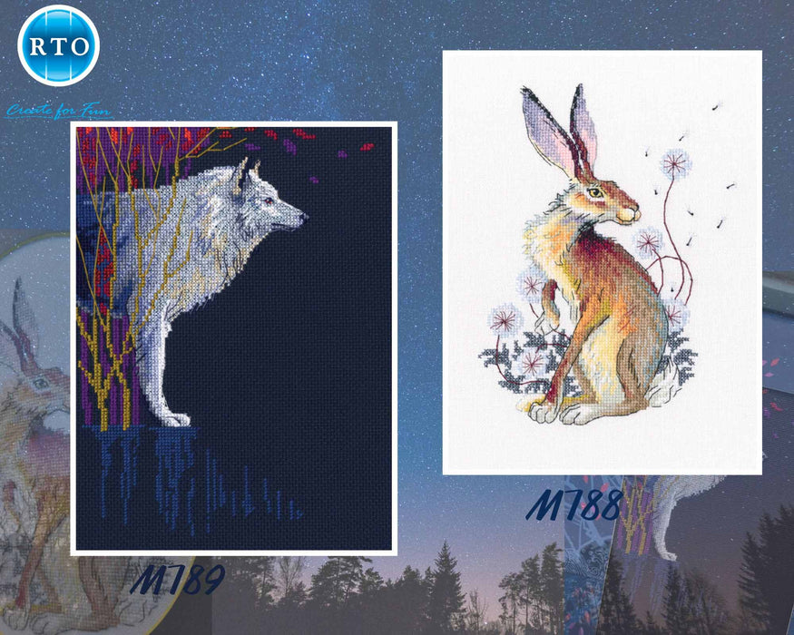 Wolf leader M789 Counted Cross Stitch Kit