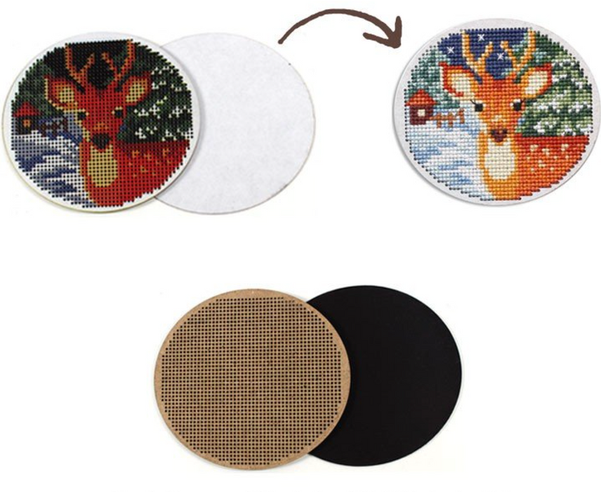 Kit for decorating with perforated wooden form EHW039