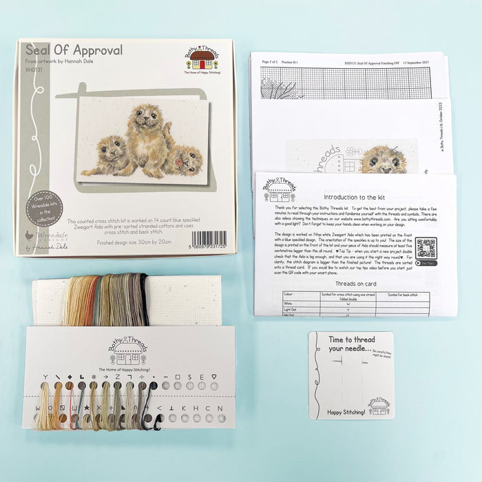 Seal Of Approval XHD131 Counted Cross Stitch Kit