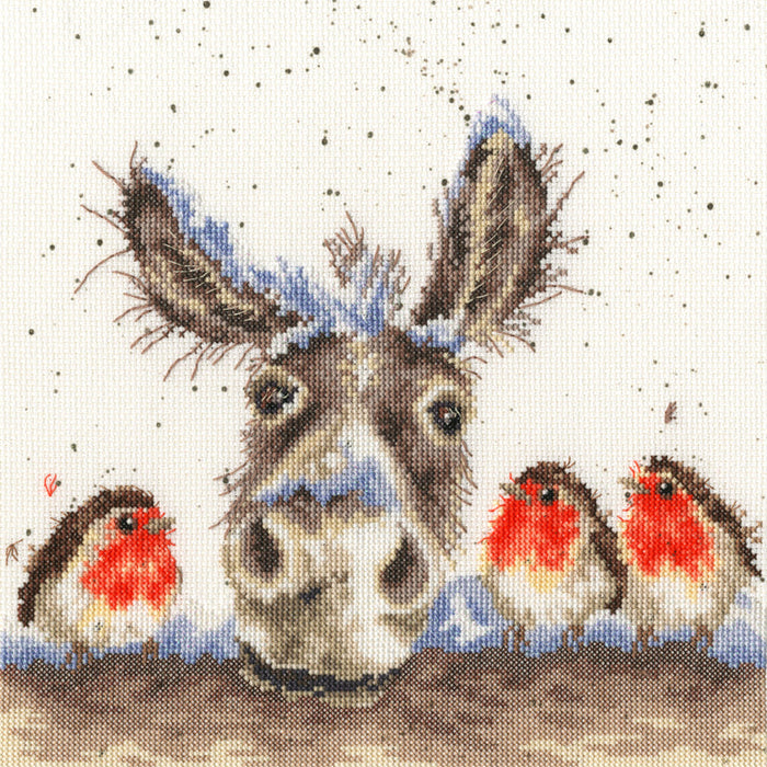 Christmas Donkey XHD39 Counted Cross Stitch Kit
