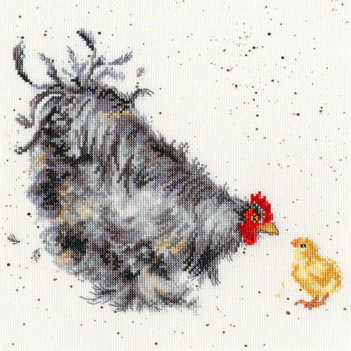 Mother Hen XHD50 Counted Cross Stitch Kit