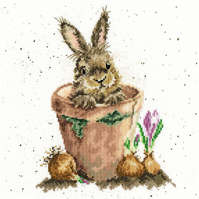 The Flower Pot XHD76 Counted Cross Stitch Kit