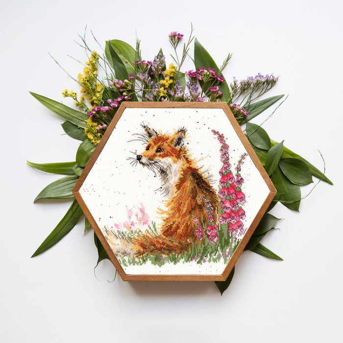 Amongst the Foxgloves XHD8 Counted Cross Stitch Kit