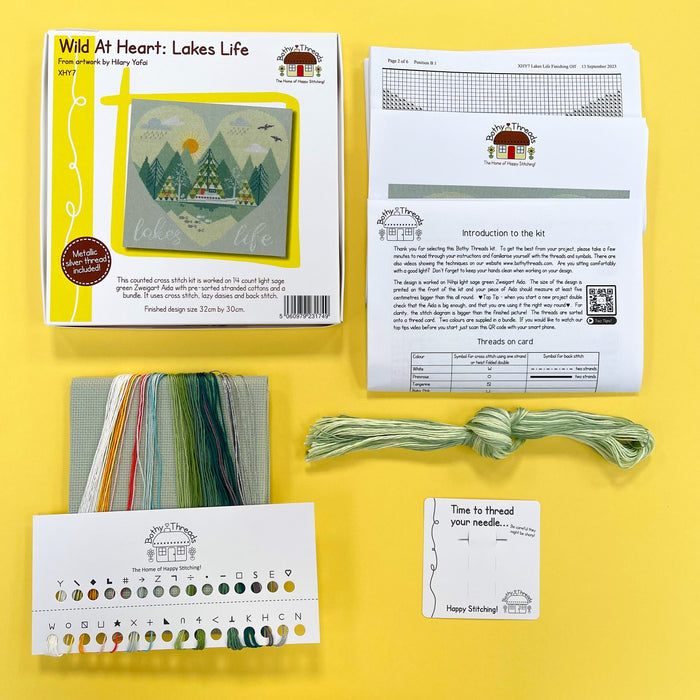 Lakes Life XHY7 Counted Cross Stitch Kit