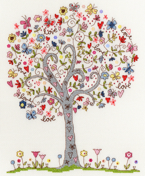 Love Tree XKA2 Counted Cross Stitch Kit