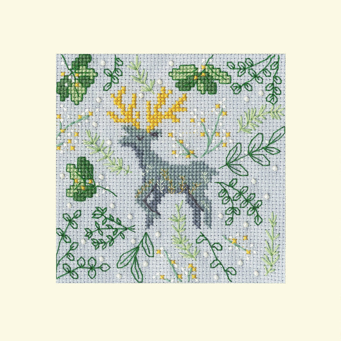 Scandi Deer Kit XMAS62 Counted Cross Stitch Kit