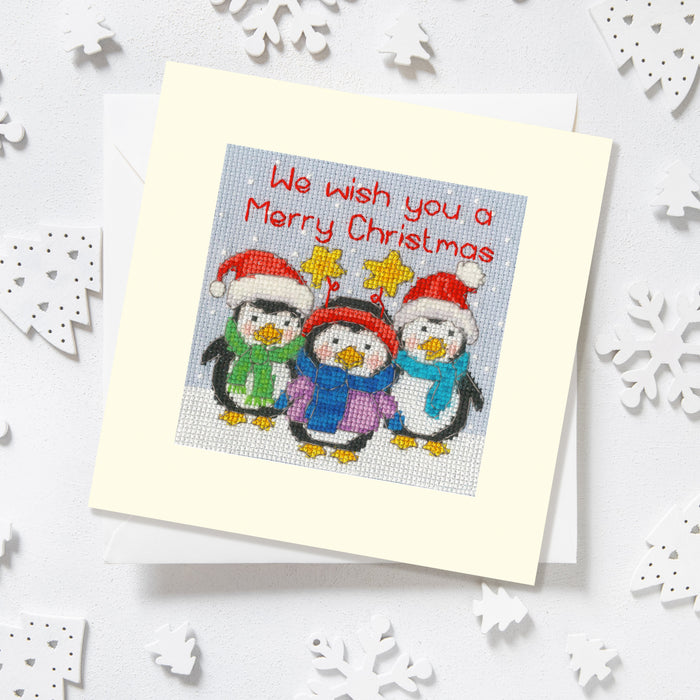 Penguin Pals  XMAS69 Counted Cross Stitch Kit
