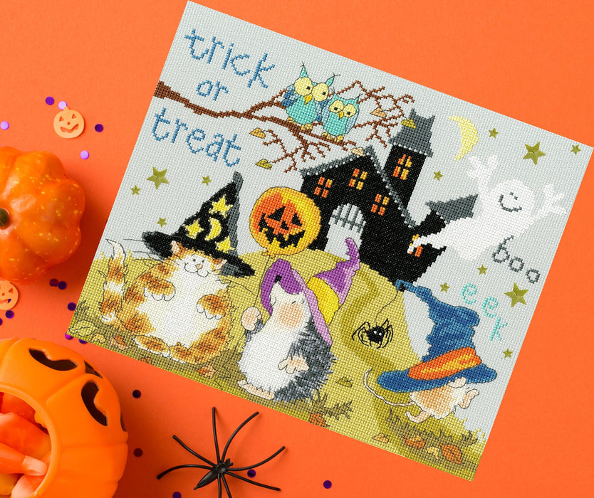 Trick Or Treat XMS29 Counted Cross Stitch Kit
