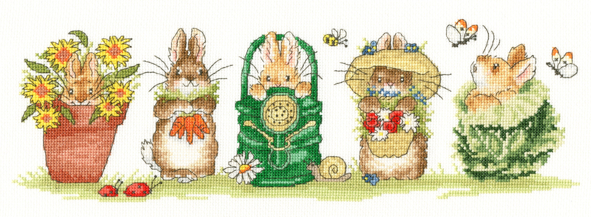 Garden Helpers XMS35 Counted Cross Stitch Kit