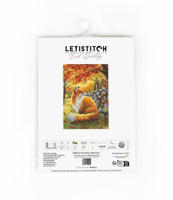 A Friend for Little Fox L8061 Counted Cross Stitch Kit - Wizardi