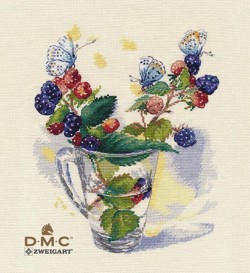 August Bouquet 1359 Counted Cross Stitch Kit - Wizardi