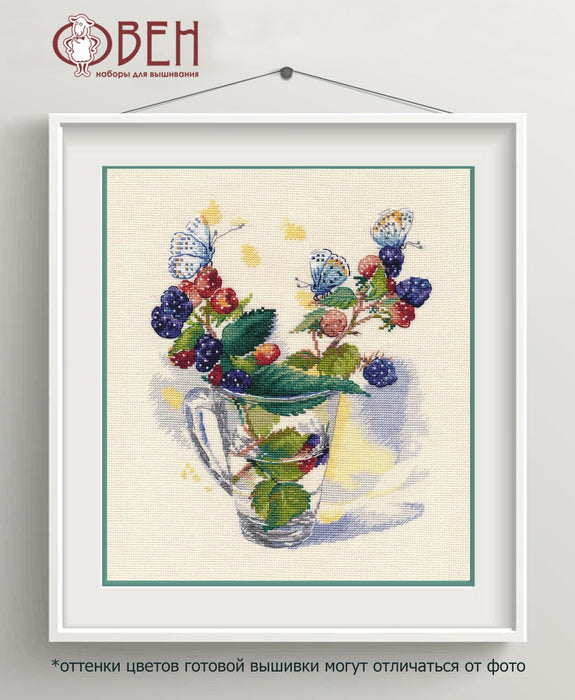 August Bouquet 1359 Counted Cross Stitch Kit - Wizardi