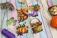 Autumn. Magnets SR-580 Cross-stitch kit - Wizardi