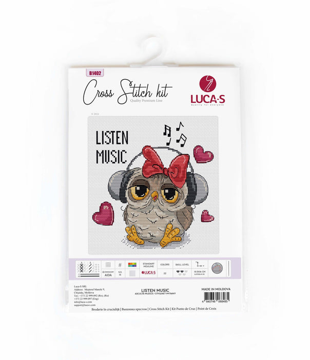 Listen Music B1402L Counted Cross-Stitch Kit