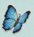 Badge-Blue Marpho 1172 Counted Cross Stitch Kit - Wizardi