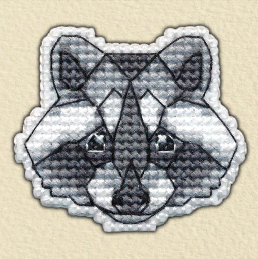 Badge-racoon 1094 Counted Cross Stitch Kit - Wizardi
