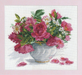 Blooming garden. Roses and Daisies 2-25 Cross-stitch kit - Wizardi