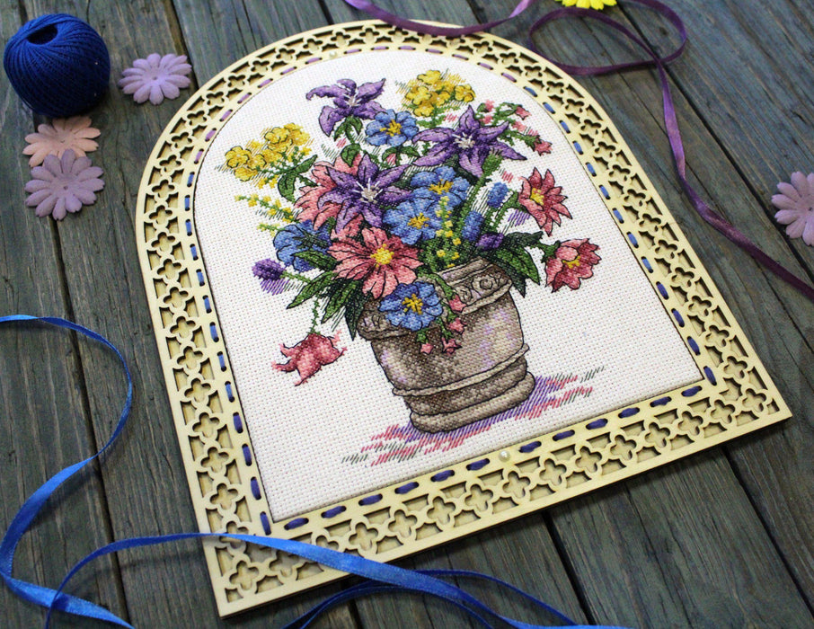 Bouquet of Inspiration SM-501 Cross-stitch kit - Wizardi