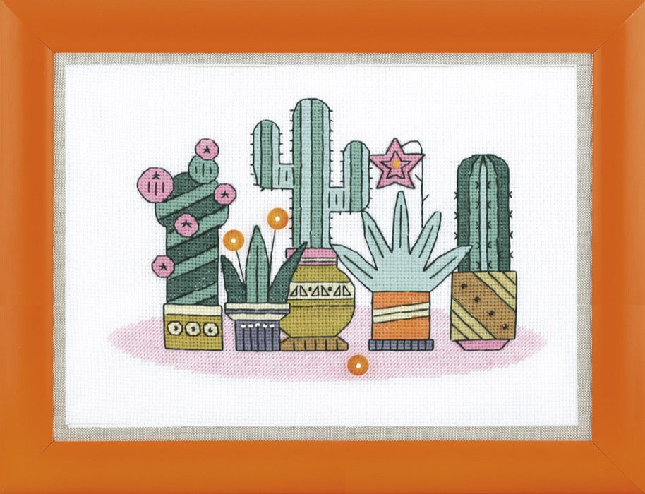 BT-205C Counted cross stitch kit Crystal Art Triptych "Bright Mexico"