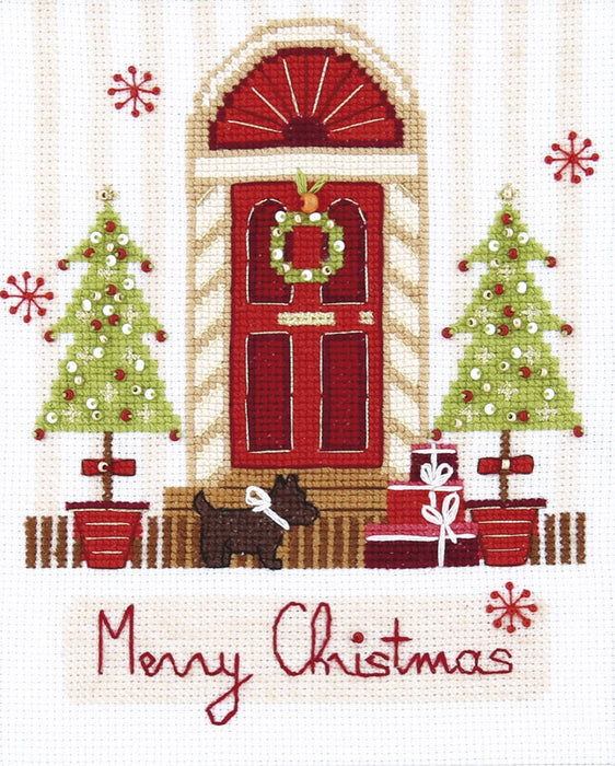 BT-221C Counted cross stitch kit Crystal Art "Merry Christmas"