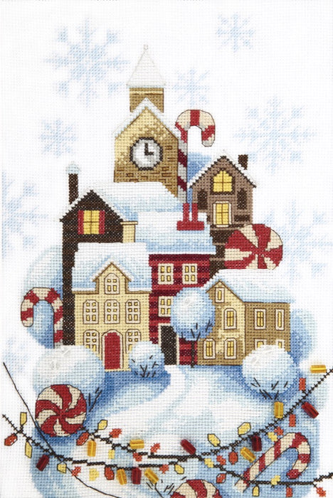 BT-257C Counted cross stitch kit Crystal Art "Gingerbread house"