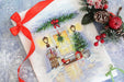 Christmas Door Cross Stitch Kit A-018 / SA-018 - Wizardi