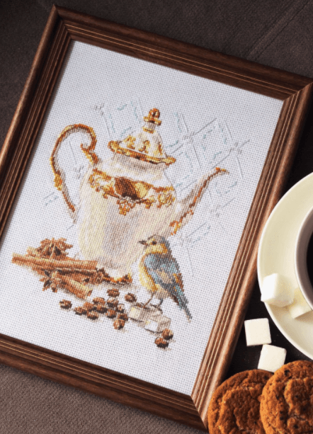 Coffee Connoisseur 5-21 Counted Cross-Stitch Kit - Wizardi