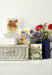Complete cross stitch kit - greetings card "Wild flowers" 6212 - Wizardi