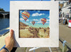 Counted Cross Stitch Kit Balloons over Grand Canyon Leti961 - Wizardi
