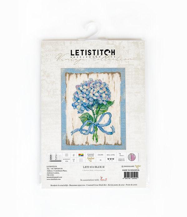 Counted Cross Stitch Kit BLUE II Leti973 - Wizardi
