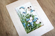 Counted Cross Stitch Kit Butterflies and bluebird flowers Leti939 - Wizardi